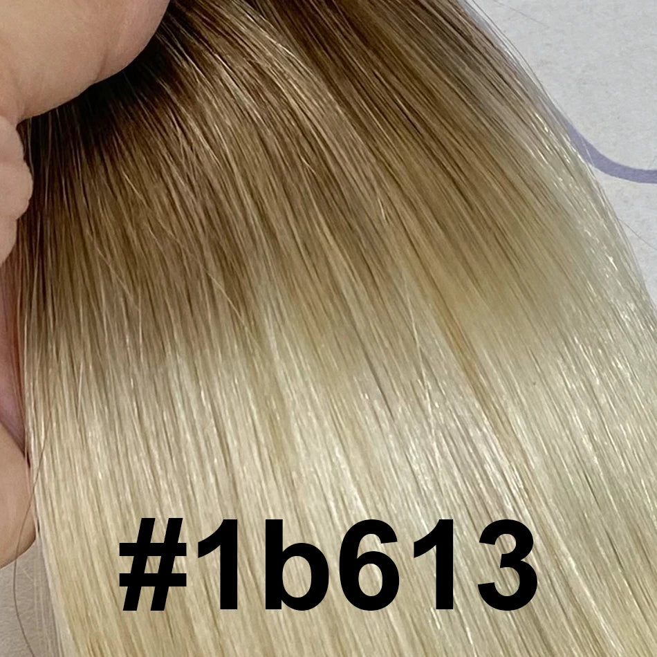 Cinta Adhesiva Invisible Genius, doble trama Cabello Virgen 100% Natural Premium 76 cm