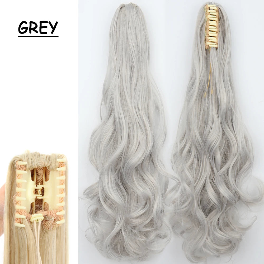 COLETA con Pinche 60 cm Largo CABELLO 100% Similar al Cabello Natural 🥇