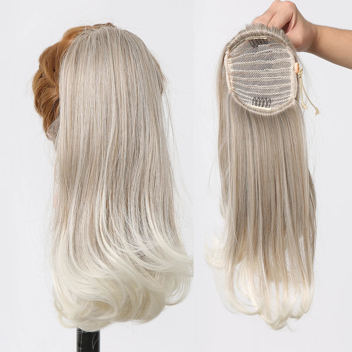 Coleta Balayage 66 cm largo Semi Natural 🥇