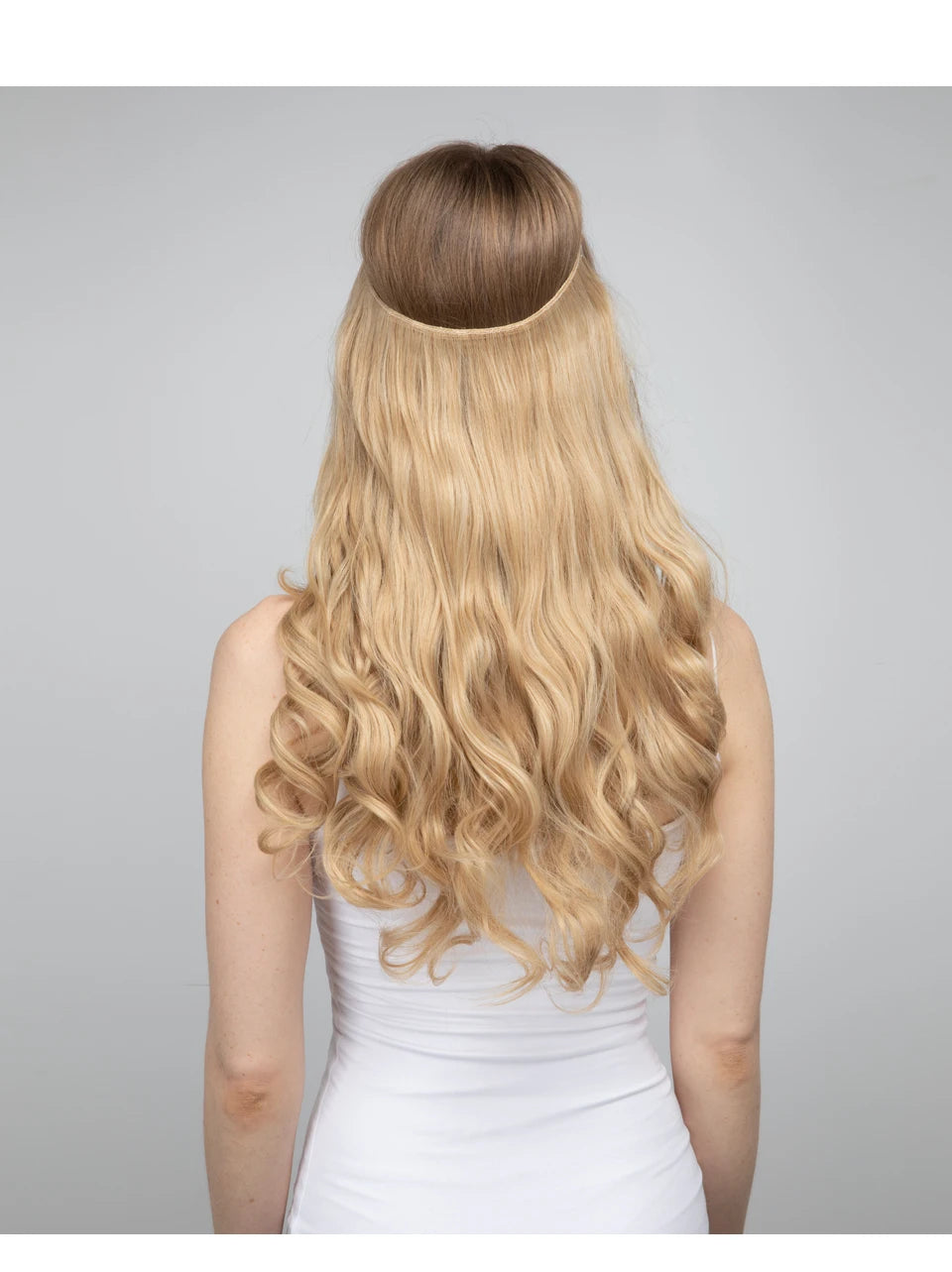 Extensiones Cortina babylight Hilo Invisible 55 cm Largo (150gr) Cabello 100% Similar al Cabello Natural 🥇