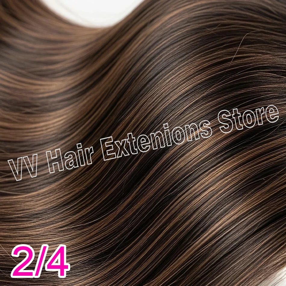 Cinta Adhesiva Invisible Genius, doble trama Cabello Virgen 100% Natural Premium 76 cm
