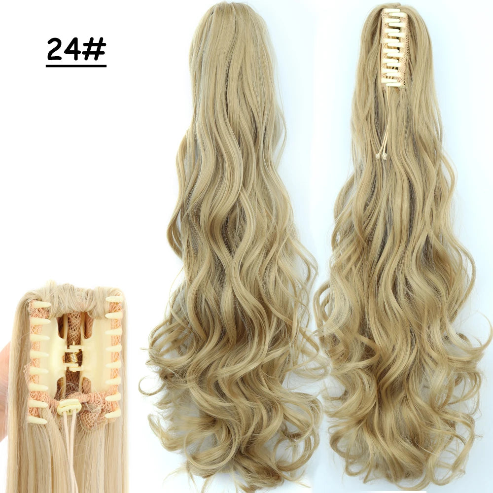COLETA con Pinche 60 cm Largo CABELLO 100% Similar al Cabello Natural 🥇