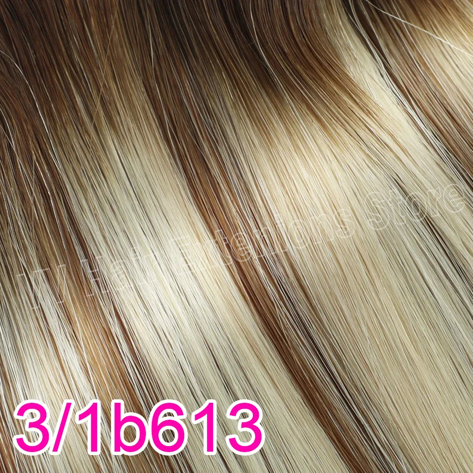 Cinta Adhesiva Invisible Genius, doble trama Cabello Virgen 100% Natural Premium 76 cm