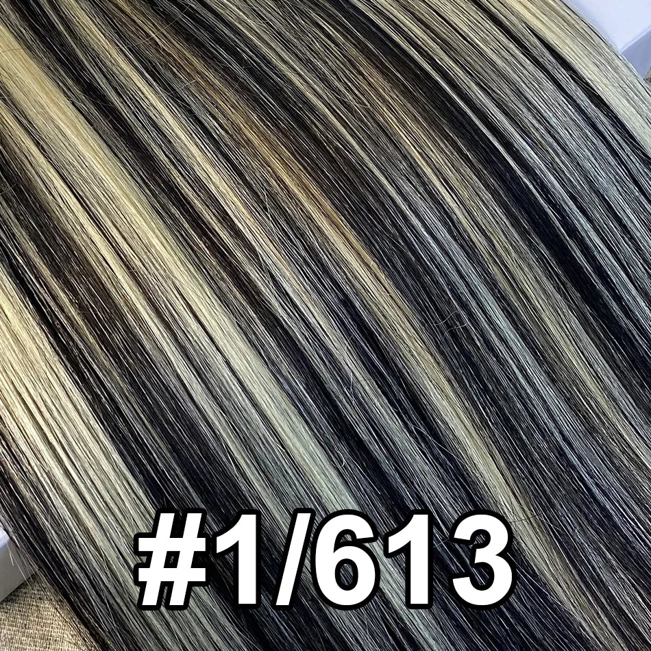 Cinta Adhesiva Invisible Genius, doble trama Cabello Virgen 100% Natural Premium 76 cm