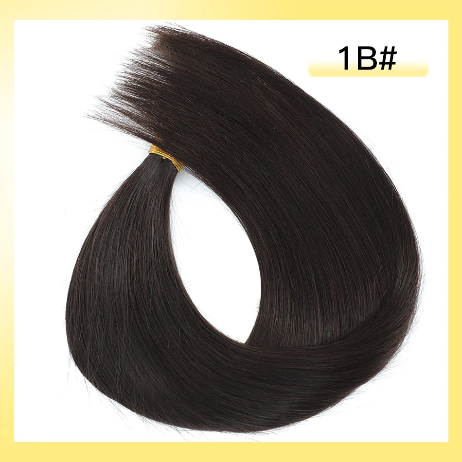 MAXI CORTINA CABELLO HUMANO 100% 71 CM LARGO