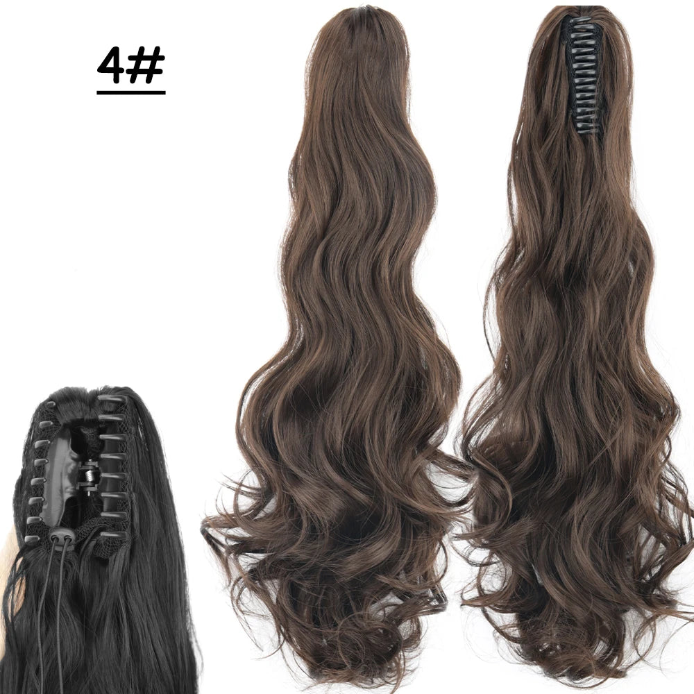 COLETA con Pinche 60 cm Largo CABELLO 100% Similar al Cabello Natural 🥇