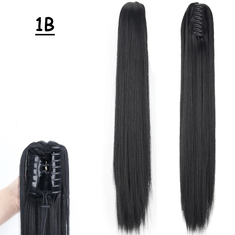 COLETA con Pinche 60 cm Largo CABELLO 100% Similar al Cabello Natural 🥇
