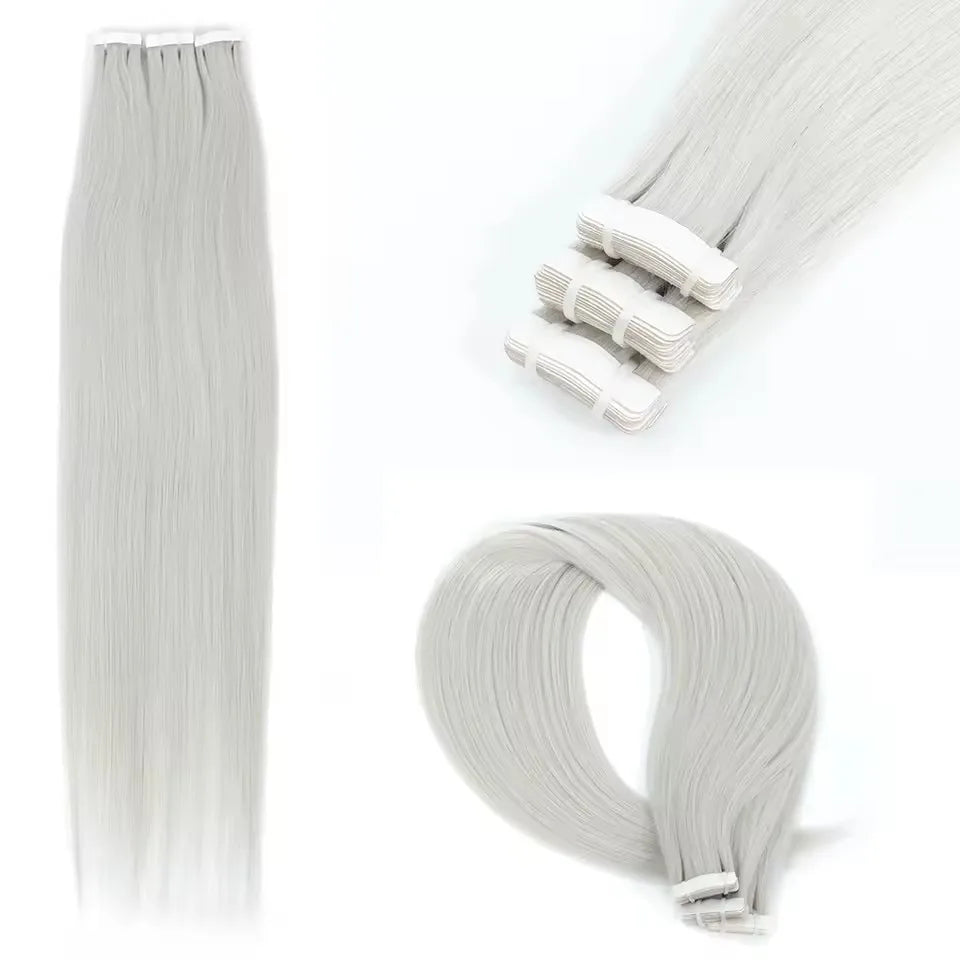 NEW⭐️ PACK 20 PIEZAS EXTENSIONES ADHESIVAS 66 CM CALIDAD PREMIUM🥇  SIMILAR AL NATURAL