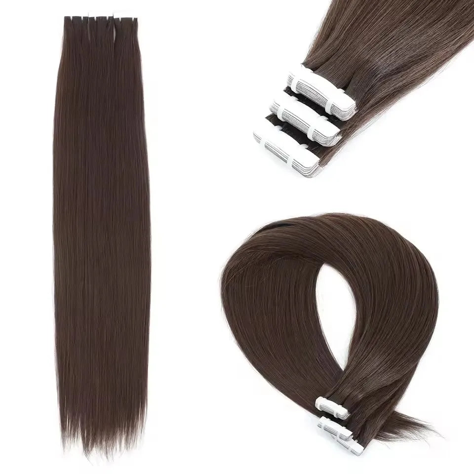 NEW⭐️ PACK 20 PIEZAS EXTENSIONES ADHESIVAS 66 CM CALIDAD PREMIUM🥇  SIMILAR AL NATURAL
