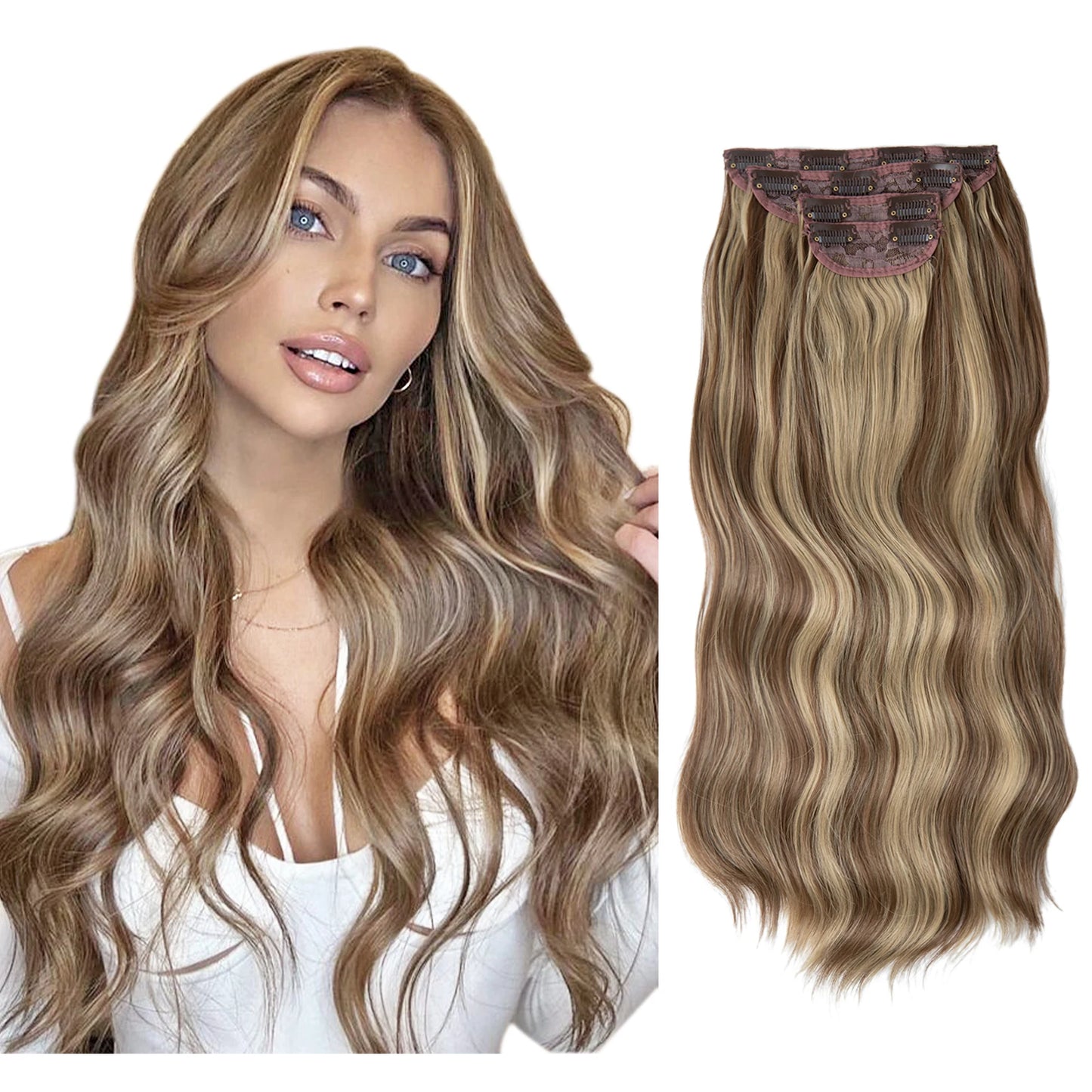 Pack 4 Cortinas Semi Natural🥇 55 cm BALAYAGE