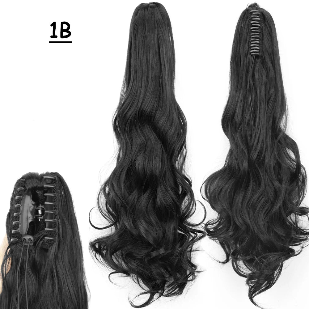 COLETA con Pinche 60 cm Largo CABELLO 100% Similar al Cabello Natural 🥇
