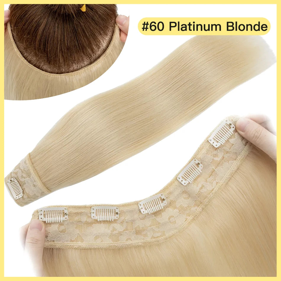 MAXI CORTINA CABELLO HUMANO 100% 71 CM LARGO