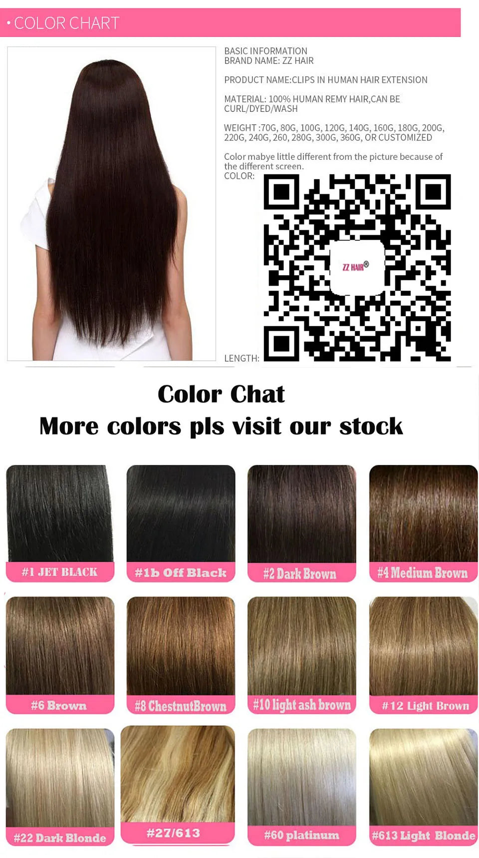 MAXI CORTINA FULL 200 GR Cabello Humano 100% 66 CM