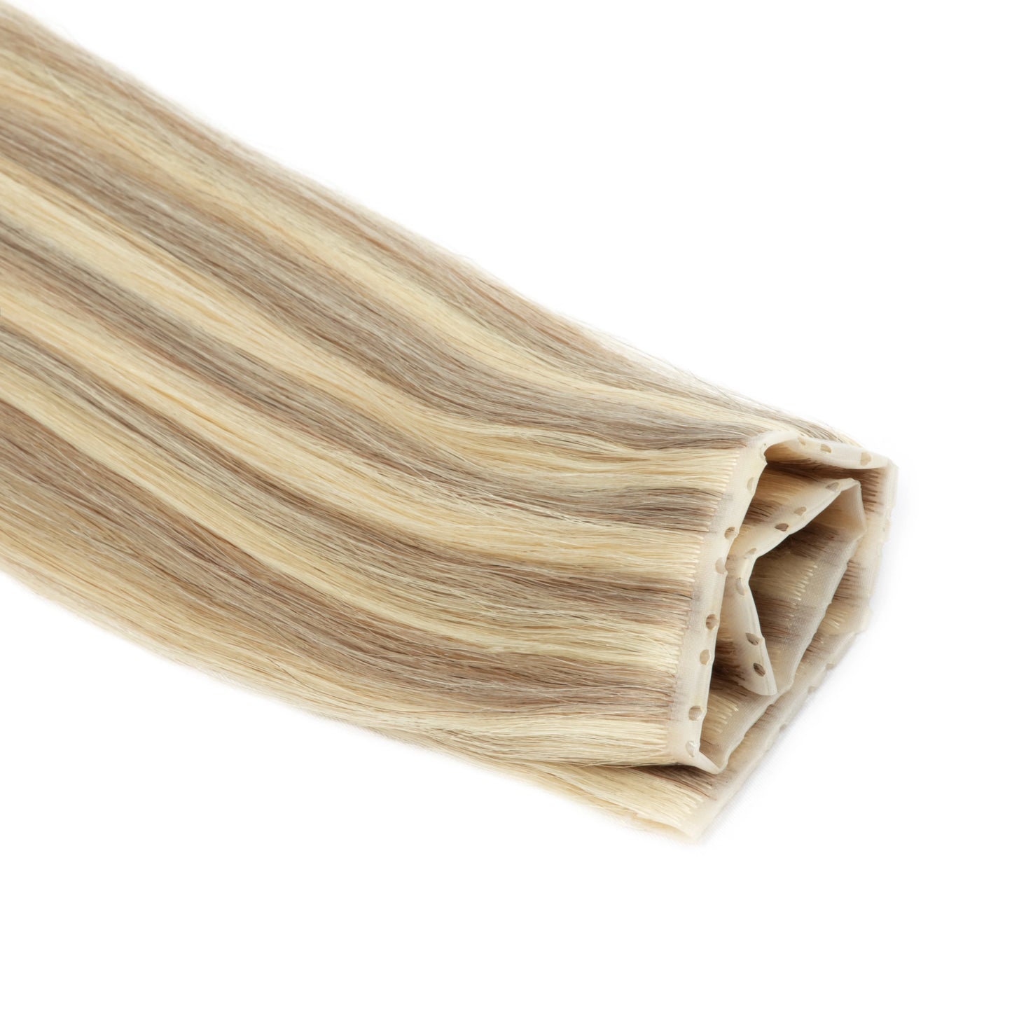 Extensiones de cabello Virgen 100% Natural con trama de mariposa  Invisible 60 cm largo