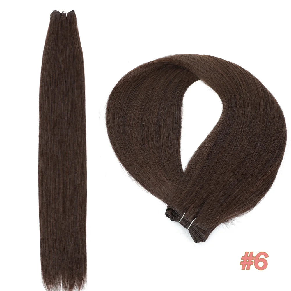 MAZO Extensiones de Cabello PREMIUM🥇 Similar al Natural Tonos Balayage Hasta 70 cm Largo