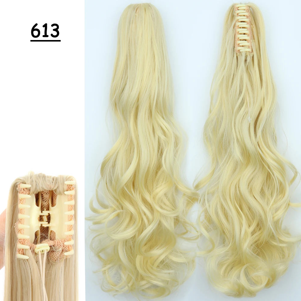 COLETA con Pinche 60 cm Largo CABELLO 100% Similar al Cabello Natural 🥇