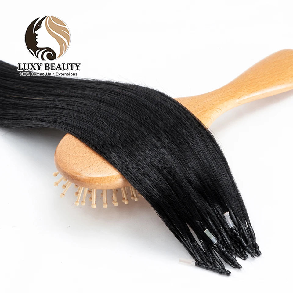 Extensiones de cabello 100% Natural©️ con microperlas 8D Pack 100 unidades